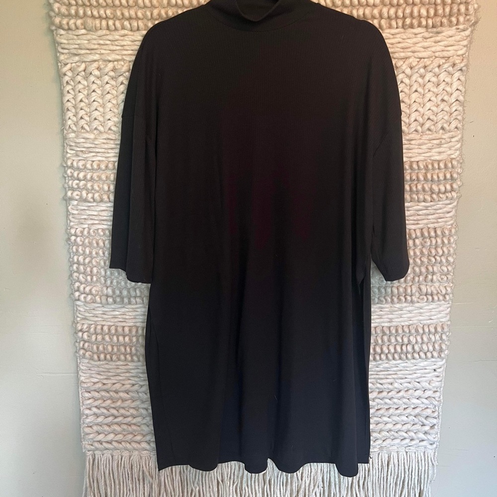 Dressed in Lala mock neck top